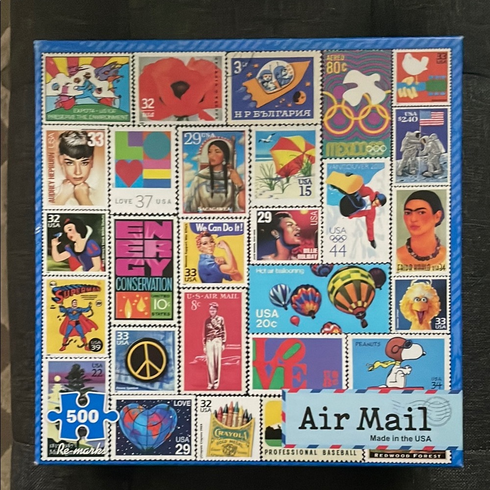Colorful Stamp Puzzle